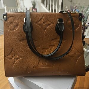 Brown Designer Inspired Tote Bag